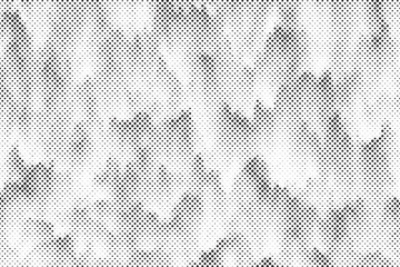 Aufkleber - Abstract halftone background. Black and white halftone grunge texture. Vector Abstract overlay. Grunge halftone black dost texture background.