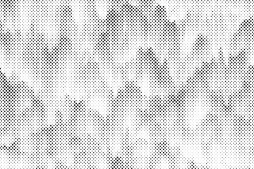 Fototapete - Abstract halftone background. Black and white halftone grunge texture. Vector Abstract overlay. Grunge halftone black dost texture background.