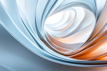 Poster - flowing lines and shapes create dynamic motion artwork abstract gallery digital art contemporary env