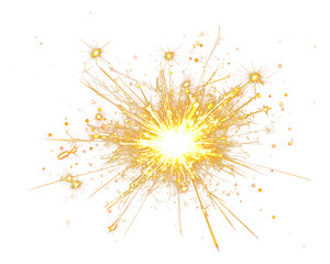 Wall Mural - png sparkle light effect fireworks night celebration.
