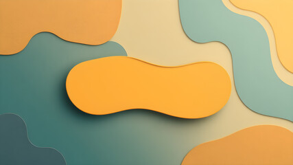 Fototapete - abstract web banner design template. Banner - Design Element