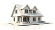 © KM - house on white background
