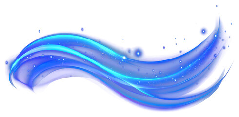 Wall Mural - png transparent wave light element blue art astronomy.