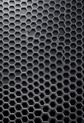 Aufkleber - Abstract Metallic Hexagon Pattern Background