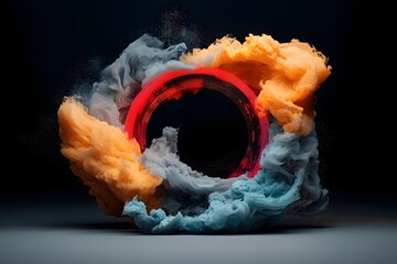 Poster - mesmerizing ethereal digital manifestation of pulsating holistic computational elegance a captivatin