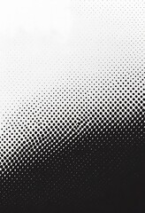 Poster - Abstract Black And White Dotted Pattern Design