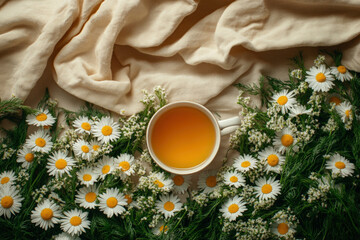 Wall Mural - Camomile Tea