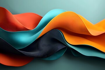 Poster - Undulating ribbons of binary digits and shifting software algorithms a hypnotic dance of technology luminous and ever evolving a digital dreamscape bathed in moody atmospheric lighting
