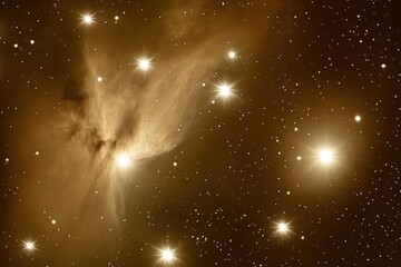 Wall Mural - Celestial Starry Nebula in Deep Space