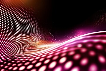 Poster - Wave lines trails flowing dynamic in diverse colors isolated on black background