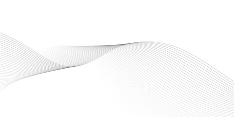 Poster - Abstract white and grey geometric smoky blend liens background. Gray and white abstract technology wavy curve lines background. Vector illustration.