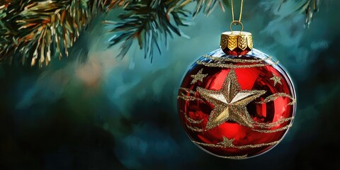 Wall Mural - Christmas Ornament Decoration