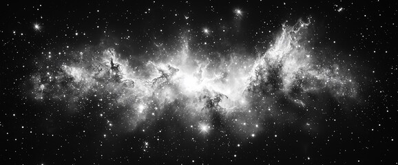 Aufkleber - Cosmic Nebula, Space, Stars, Galaxy, Background, Astronomy, Science