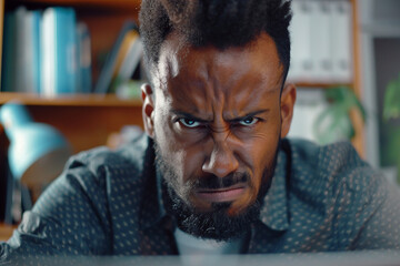 Poster - Portrait of a mature businessman in a business suit generative ai