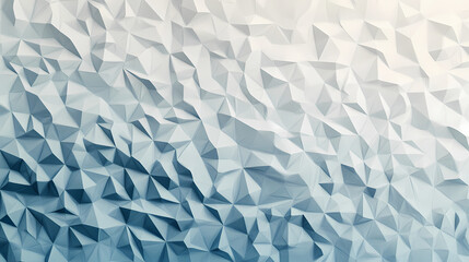 Wall Mural - Abstract geometric wallpaper soft gradient from pale blue to white subtle triangular patterns creating depth and movement. Geometric Patterns. Illustration