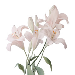 Sticker - PNG Lilly flower plant lily.