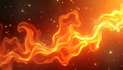 Aufkleber - Abstract fire flames texture background. Glowing orange color with black background. Energy, heat. Powerful, dynamic motion. Great for banner wallpaper. Suitable for concepts like nature conceptual