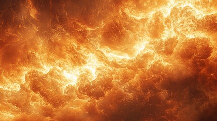 Poster - Fiery inferno cloudscape, cosmic background, abstract art, design element