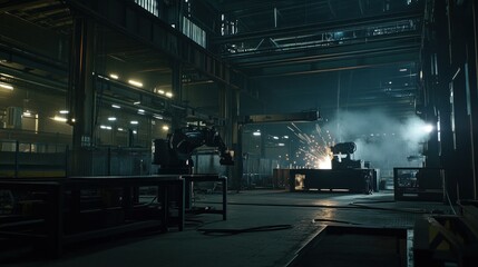 Poster - Industrial Robotics in Action A Glimpse into Automated Manufacturing Processes
