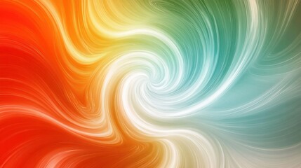 Wall Mural - Colorful Abstract Swirling Lines Background with Vibrant Gradients and Smooth Textures