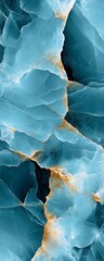 Poster - mesmerizing layers of turquoise rock creating a stunning scenic geological perspective : generative 