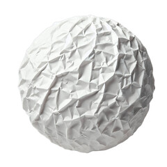 Aufkleber - A 3D sphere made from papers, isolated transparent background, png