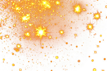 Wall Mural - PNG Sparkling stars png sparkle lights night.