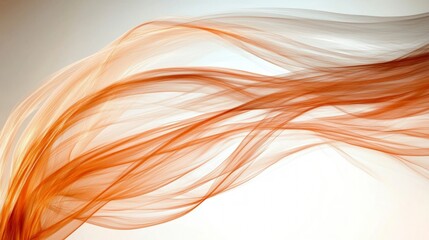 Wall Mural - Abstract Orange and Gray Swirling Design  Elegant Background Texture