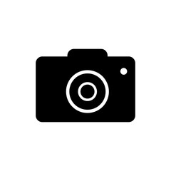 Poster - Camera icon. Photo allowed sign.vector flat black simple trendy style illustration for web and app..eps