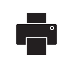 Poster - Copy, device, printer icon.vector flat black illustration for web and app..eps