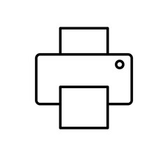 Poster - Copy, device, printer icon.vector flat black simple illustration for web and app..eps