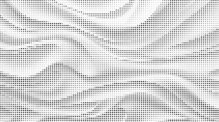 Poster - Background with squares halftone dots. Halftone vector background. Monochrome halftone pattern. Abstract geometric dots background. Pop Art comic background for website, card, poster.