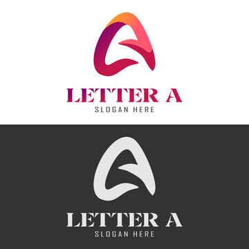 Letter A logo Vector Stock Illustrations