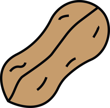 Outlined cucumber icon for fresh produce, farming, and healthy lifestyle themes with transparent background.