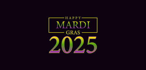 Poster - Mardi Gras Madness A Vibrant Celebration of Happiness