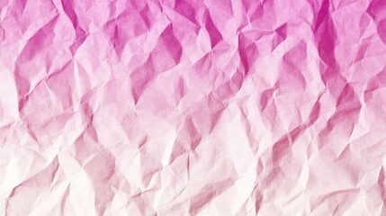 Wall Mural - Abstract Pink Crumpled Paper Texture Background