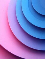 Poster - abstract pastel circles with soft light and subtle texture creating a modern design element