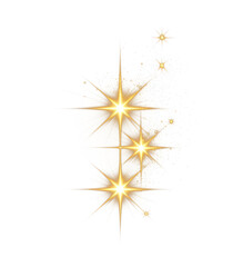Wall Mural - png a vector glowing gold light effect lights background lighting.