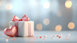 © A-TiMe  - Valentine's day gift box romantic setting product photography soft focus love concept
