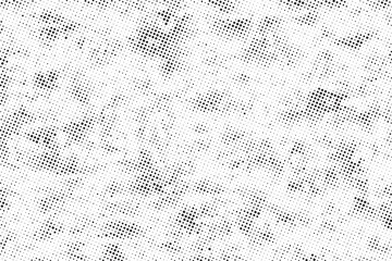 Poster - Grunge halftone vector background. Grunge halftone gradient background. Faded grit noise texture. White and black sand wallpaper. Retro pixelated backdrop. Anime or manga style comic overlay. 
