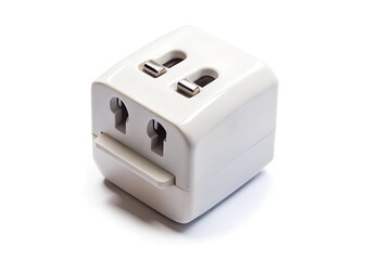 electric plug isolated on a white background