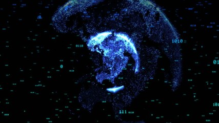 Poster - global network connection and data connections. digital data network technology with social network 