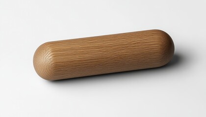 Poster - close up view of a small, oblong object with a textured, brown surface, resembling a uniquely shaped