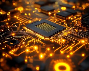 Poster - Liquid gold technology motherboard