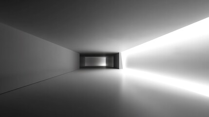 Bright hallway, perspective, light, abstract, design, background