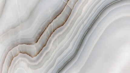 Wall Mural - Abstract White and Brown Marble Texture Background AI Generated