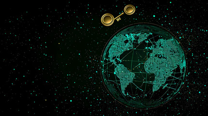 Poster - Global network security, key access