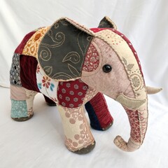 Canvas Print - Fabric Elephant