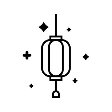 Lantern icon welcoming the New Year
