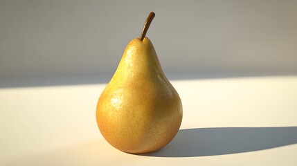 Wall Mural - Juicy Yellow Pear Fruit Still Life Photography